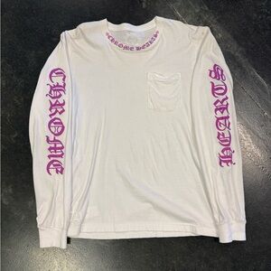 Chrome Hearts Purple Glitter L/S